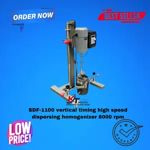 SDF-1100 vertical timing high speed disperrsing homogenizer 8000 rpm