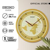 Gambar Jam Dinding Seiko QXA814G 36.1cm Detik Senyap Quartz Ori dari SEIKO Clocks Kota Administrasi Jakarta Barat 1 Tokopedia