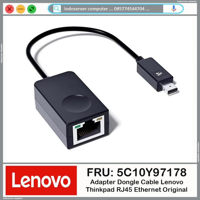 Jual Lenovo Ethernet Dongle Extension Adapter Thinkpad X1 Carbon Yoga ...