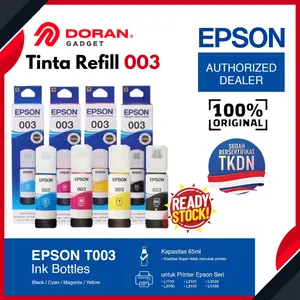 Tinta EPSON 003 Original Refill Ink Printer L3110 L3150 L 3110 L 3150