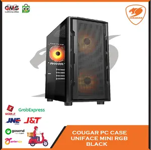 COUGAR PC Case Gaming UNIFACE MINI RGB Black - Casing Gaming, Casing Komputer