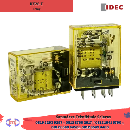 Jual Idec RY2S U Relay 6VDC 8 Kaki Kab Bekasi SAMUDERA TEKNIKINDO 