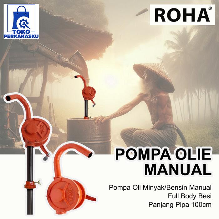 Gambar ROHA POMPA OLI | POMPA OLI TANGAN | POMPA OLI MANUAL dari Toko Perkakasku Os Kota Administrasi Jakarta Pusat Tokopedia
