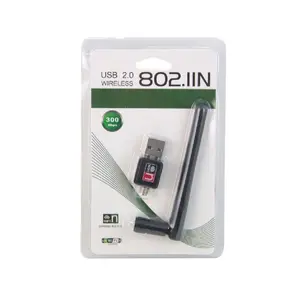 USB Wifi Adapter + Antenna 300Mbps