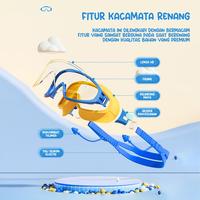 Gambar Kacamata Renang Anak Swimming Colore.in Anti Fog Polycarbonate CF031 - Orange dari Colore.in Eyewear Kota Administrasi Jakarta Pusat 2 Tokopedia