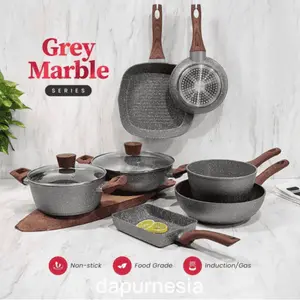 Cypruz Grey Marble Pan Series
