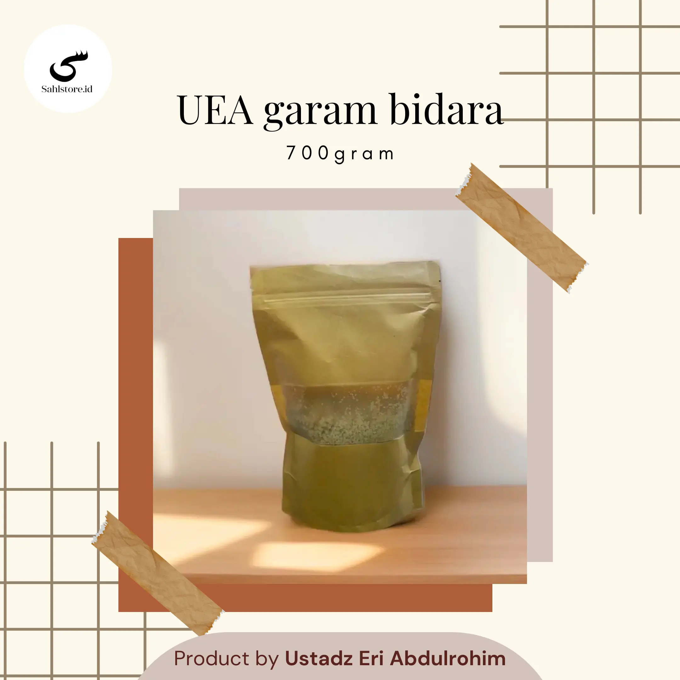 UEA garam bidara 700gram (plus do'a syifa')