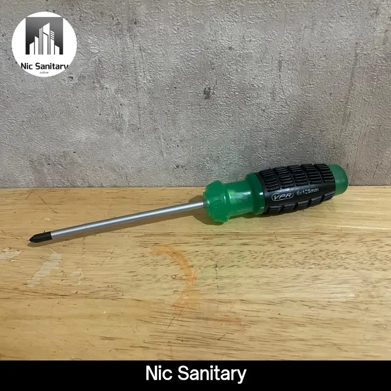 Obeng GAGANG karet magnet 5" inch + plus VPR /  OBENG KARET MURAH VPR 5" 2