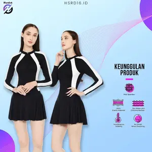 Swimwear 2024 korea style long sleeve one piece