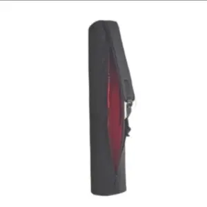 Tas Shofar waterproof sz p93cm - 95cm d17-18cm lapis busa black tripod aman benturan, resleting tengah, dobel pocket inside