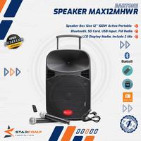 Gambar BareTone MAX12MHWR Speaker Portable 12 Inch 100W 2-Way Wireless Bluetooth dari Starcomp Semarang Kab. Banyumas 1 Tokopedia