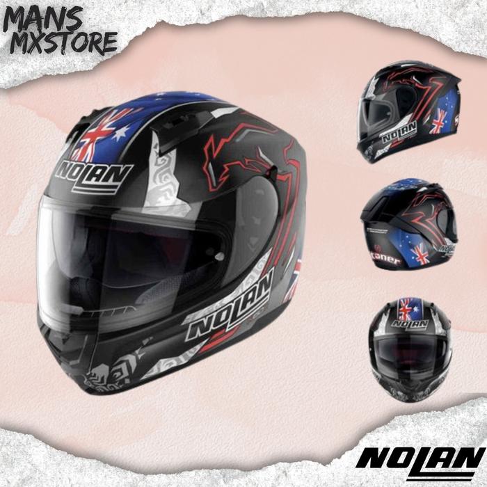 Jual HELM NOLAN N606 STONER 10TH ANIVERSARY FLAT BLACK 51 N60-6