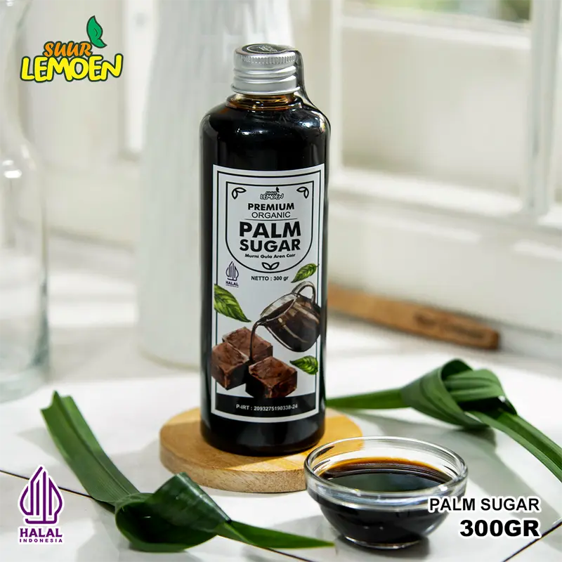 SUUR LEMOEN Liquid Palm Sugar Organic 600 gram Gula Aren Cair Brown Sugar Cair 1