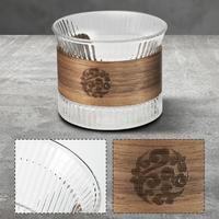 Gambar Gelas Kopi Kaca 130ml Wood Japanese Style dari Viv Coffee Kota Administrasi Jakarta Barat 3 Tokopedia