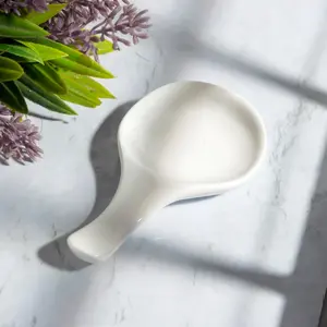 Chopstick Stand & Spoon Rest Porcelain Tatakan sumpit dan sendok