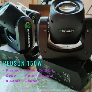 REDSUN Moving Beam 150 W Ligthing Lampu Sorot Dekorasi Panggung Prisma