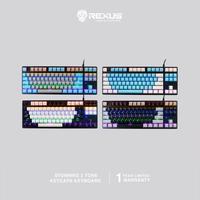 Gambar Rexus MX5.2 Mechanical Gaming Keyboard TKL Legionaire Mekanik MX 5.2 Blue Led - Strato Black, RED SWITCH dari Click & Go Tokopedia Kota Bandung 1 Tokopedia