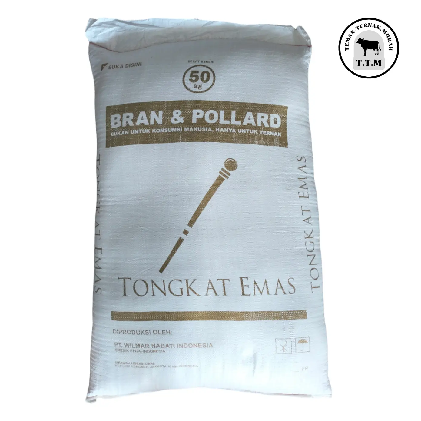 Bran & Polar Tongkat Emas - Repack 3Kg- Pakan Ternak- Polar pakan sapi - Polar pakan Kambing