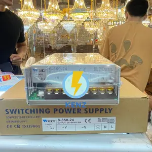 Power supply S-350-24 WELT 24VDC 15A