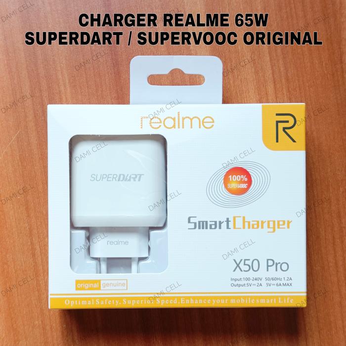 Gambar Charger Realme SuperDart 65W USB Type C ORIGINAL dari DAMI CELL Kota Tangerang Tokopedia