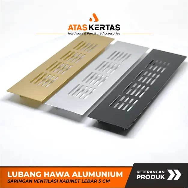 Lubang Hawa Kitchen Set Sirkulasi Udara aluminium