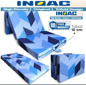Kasur Busa Lipat 3 INOAC Garansi 10 Tahun PREMIUM HIGH DENSITY FOAM TEBAL 10 CM