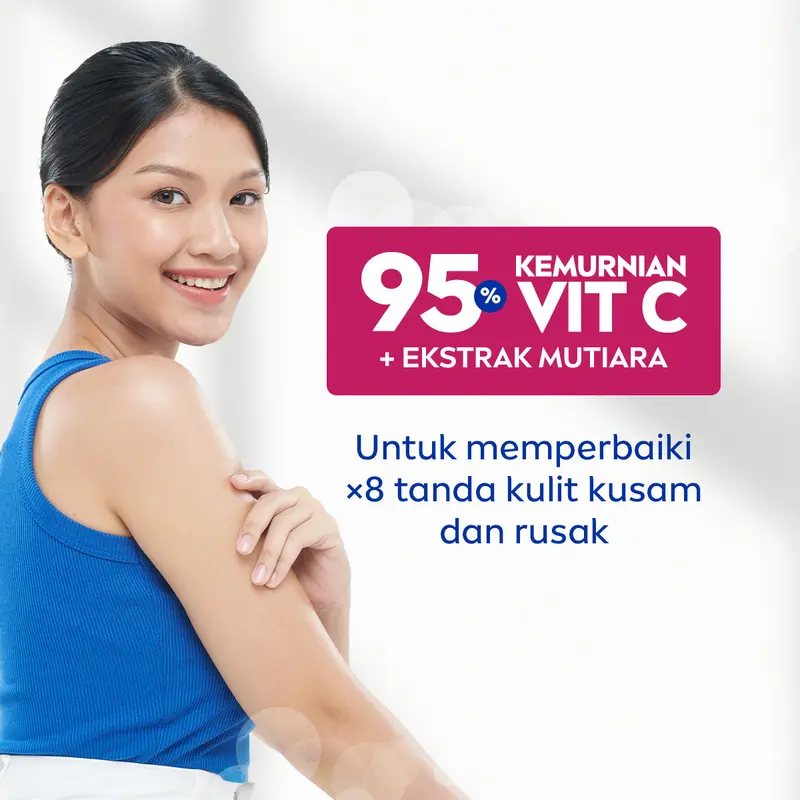 NIVEA Body Serum Extra Bright Instant Glow SPF 25 180ml - Handbody SPF lotion UV protection mencerahkan kulit kusam glowing brightening body care melembabkan kulit kering - UVA/UVB Filter, Vitamin C, Pearl Extract, tone up ringan, super food 2