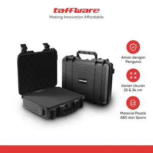 TaffGUARD Kotak Perkakas Portable Storage Tool Box Bag with Spons - BO-23