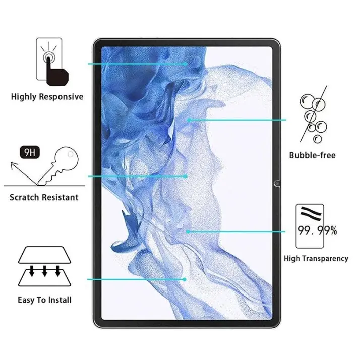 Gennext Tempered Glass Tab For Samsung A9 A9plus Plus + Screen Guard Protector 7
