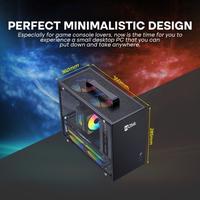 Gambar Hose Lexa Gaming Pandora Casing Gaming PC Komputer Mini Tower Micro M-ATX Type C White Putih Case dari UV Computer Mall Kota Medan 5 Tokopedia