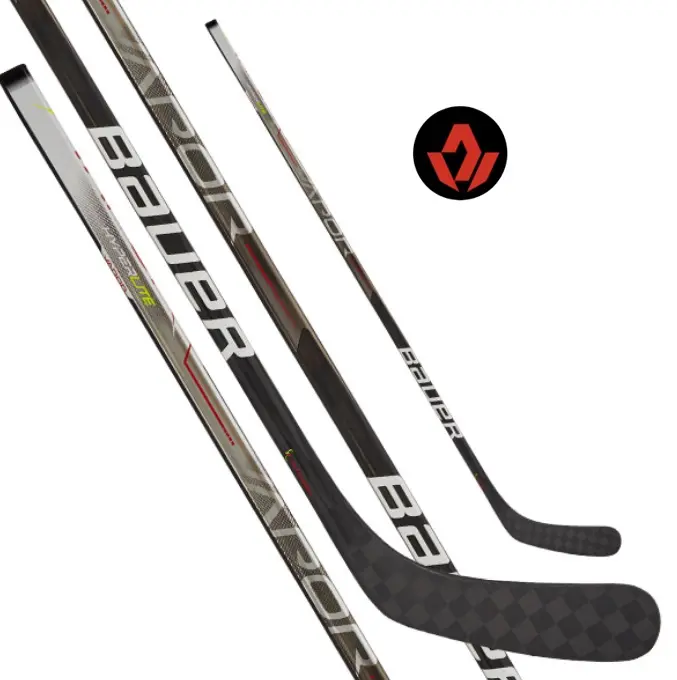 Bauer Vapor HyperLite Grip Composite Hockey Stick | Stik Hoki Es / Inline Composite