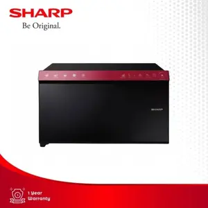 Sharp Microwave Stylish Designed R-323DA-RT Black 23 Liter