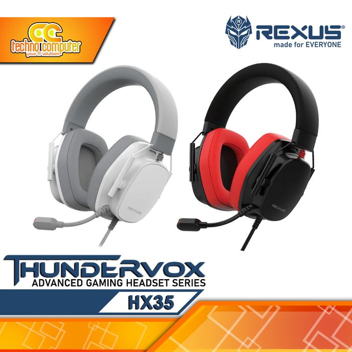 Gambar HEADSET REXUS THUNDERVOX HX35 - Gaming Headset dari Techno Computer Bali Kota Denpasar Tokopedia