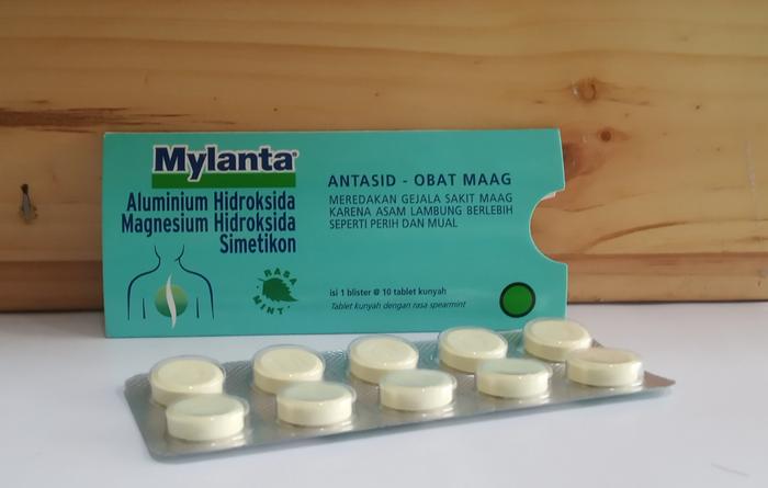 Gambar MYLANTA 10 TABLET / MAAG / MUAL / PENCERNAAN / NYERI LAMBUNG / ANTACID dari TO Riang Ria Kota Administrasi Jakarta Utara Tokopedia