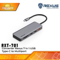 Gambar Converter Rexus 7 in 1 RXT-701 USB Type-C to Multiport dari Techno Computer Bali Kota Denpasar 1 Tokopedia