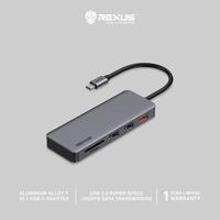 Gambar Converter Rexus 7 in 1 RXT-701 USB Type-C to Multiport dari Techno Computer Bali Kota Denpasar 2 Tokopedia