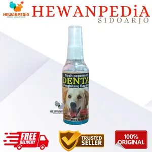 DENTAL DOG SPRAY - Penghilang Bau Mulut Anjing Fresh Papermint Segar