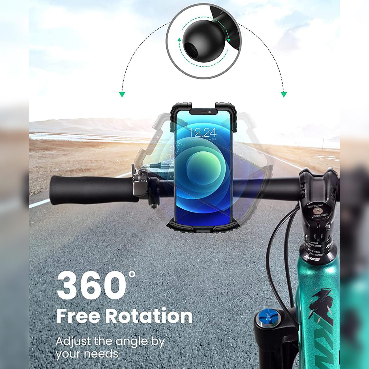 UGREEN Bicycle Holder Universal Bike Phone Holder Mount - Black LP494 60548-1