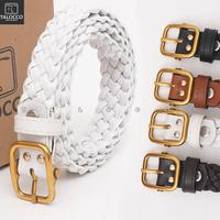 Gambar TALOCCO Ikat Pinggang Rajut Wanita Sabuk Anyam Kulit PU Vintage - Hitam dari TALOCCO Kota Administrasi Jakarta Pusat 1 Tokopedia