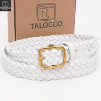 Gambar TALOCCO Ikat Pinggang Rajut Wanita Sabuk Anyam Kulit PU Vintage - Hitam dari TALOCCO Kota Administrasi Jakarta Pusat 5 Tokopedia