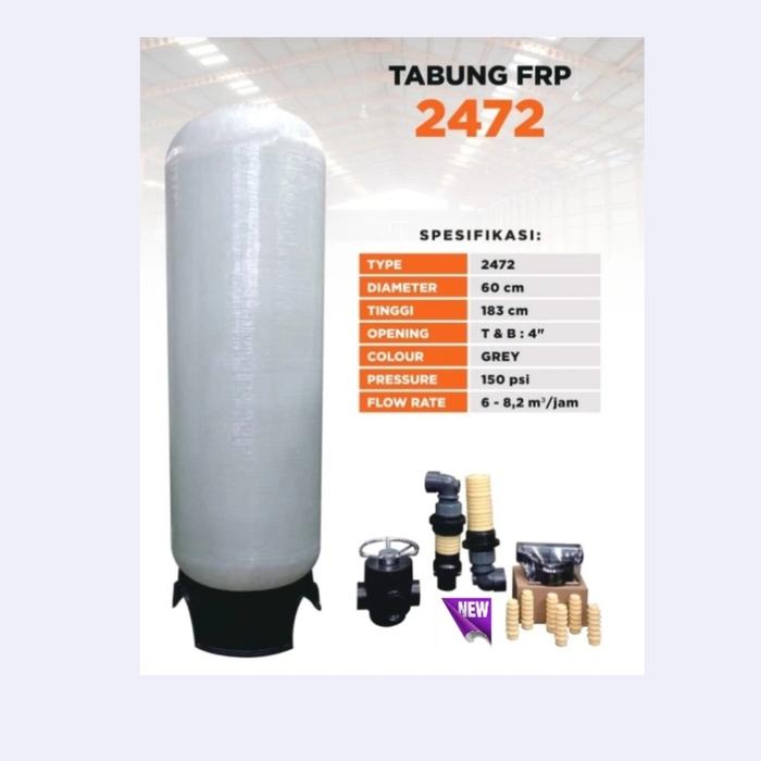 Jual Frp Tank 2472 - Tangki Filter Media 2472-Tanki Fiber Multimedia ...