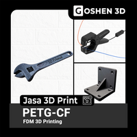 Gambar Jasa cetak 3d print - Material PETG-CF dari Goshen 3D Kab. Sidoarjo 1 Tokopedia