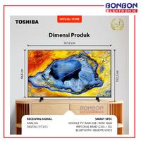 Gambar Toshiba LED TV 75 Inch 75C350NP 4K UHD GOOGLE Smart TV (Free Bracket) Dolby Vision Atmos REGZA Engine ZR dari Bonbon Elektronik_NEW Kota Administrasi Jakarta Utara 4 Tokopedia