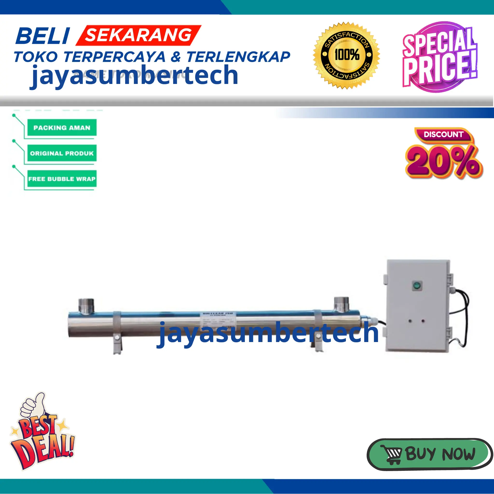 WATERCO SOLCLEAR UV Steriliser Multi-purpose Ultra - Violet Water Disinfection Kolam Renang Swimming Pool