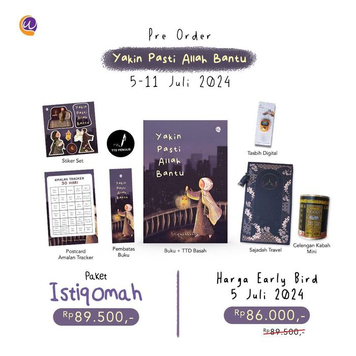Gambar Pre Order - Buku Novel Yakin Pasti Allah Bantu Penulis: Istiqmhhhhhhh (@Istiqmhhhhhhh) dari Bumifiksimedan001 Kota Medan Tokopedia