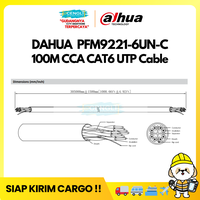 Gambar Kabel Lan Dahua PFM9221-6UN-C-V2 Orange / Blue 100M CCA CAT6 UTP Cable / Kabel UTP CAT6 100meter - BLUE 100M dari Cengli Store Kota Surabaya 3 Tokopedia