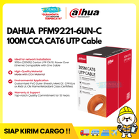 Gambar Kabel Lan Dahua PFM9221-6UN-C-V2 Orange / Blue 100M CCA CAT6 UTP Cable / Kabel UTP CAT6 100meter - BLUE 100M dari Cengli Store Kota Surabaya 1 Tokopedia