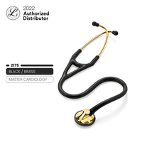 Gambar 3M Littmann Master Cardiology Stethoscope - BLACK / BRASS - 2175 dari Littmann Official Store Kab. Bogor 1 Tokopedia