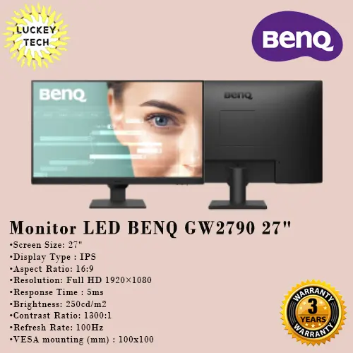 Monitor LED BENQ GW2790 27"