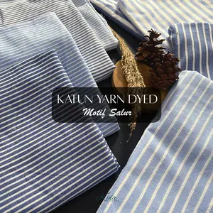 1/2 METER KATUN YARN DYED PREMIUM MOTIF SALUR (0,5 METER)